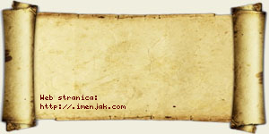 Andjelina Perunac vizit kartica